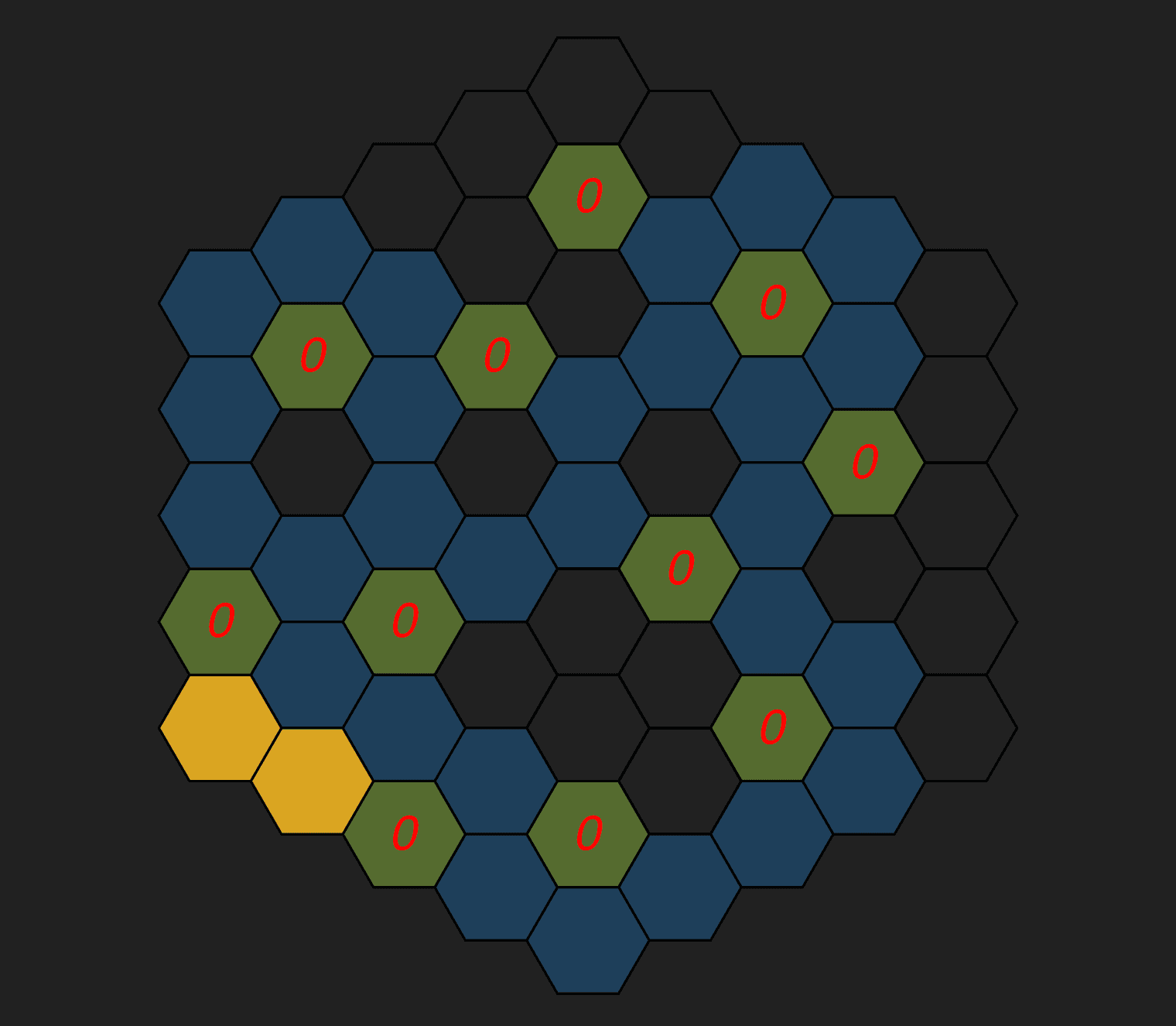 solution for the hexorr game